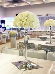 Hyra 1 arm kandelaber 64 cm aluminium