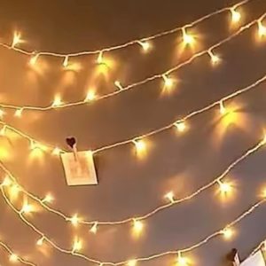 Ljusslinga, 400 LED, varmvit, 50 m